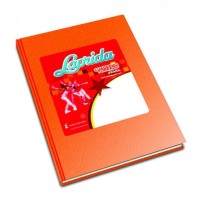 CUADERNO TAPA DURA 98HS LAPRIDA NARANJA