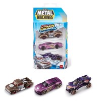 AUTOS METAL X4 CAMBIA COLOR CON AGUA