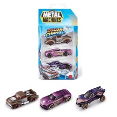 AUTOS METAL X4 CAMBIA COLOR CON AGUA
