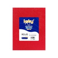 CUADERNO T/D ROJO 50H KOBY