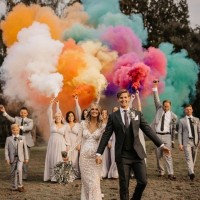BENGALA DE HUMO VARIOS COLORES