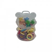 SET GOMITAS PARA EL PELO MULTICOLOR AX-390