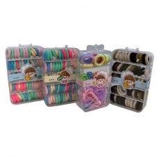 SET GOMITAS PARA EL PELO MULTICOLOR AX-60UNIDADES