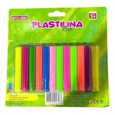 PLASTILINA X12 FLUO