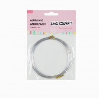 ALAMBRE DE ALUMINIO PLATEADO X5MTS