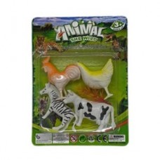 SET DE ANIMALES X4 MAS PLANTA