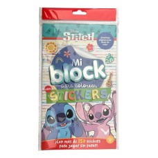 LIBRO PARA COLOREAR + STICKER STITCH MI BLOCK