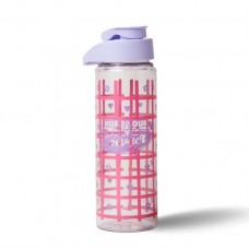 BOTELLA CON TAPA PPR ROSA SWEE