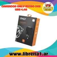 CARGADOR ONLY MICRO DOS USB 4,4A