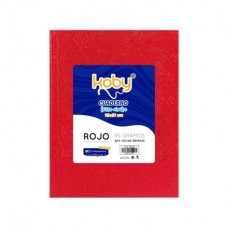 CUADERNO T/D X200HJ RAYA ROJO KOBY