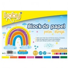 BLOCK DE DIBUJO COLOR KOBY