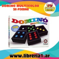 DOMINO MULTICOLOR 28 PIESAS