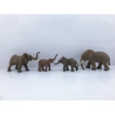 SET ANIMALES ELEFANTE X4
