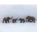 SET ANIMALES ELEFANTE X4
