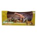 SET DE ANIMALES LEON TIGRE ELEFANTE Y JITAFA