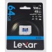 TARJETA MICRO SD 64GB LEXAR