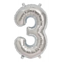 GLOBOS 80CM PLATA