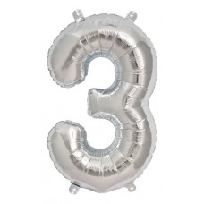 GLOBOS 80CM PLATA