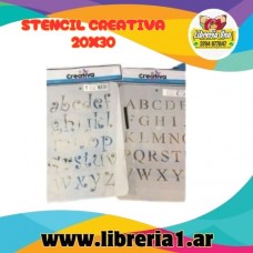 STENCIL CREATIVA 20X30