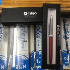 BOLIGRAFO FILGO THE BLACK ROJO METAL