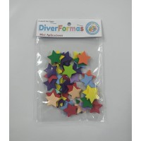 FORMAS DE GOMA EVA ( ESTRELLITAS) 2CM 50UNIDADES FORMAS DE GOMA EVA ( ESTRELLITAS) 2CM 50UNIDADES